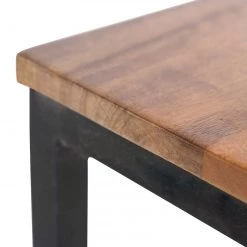 Red Living Bout de canapé Ugo II - Manguier massif / Métal - Manguier / Noir 15 Red Living Bout de canapé Ugo II - Manguier massif / Métal - Manguier / Noir -Meubles de salon Soldes 1000341967 220331 042 DETAILS P000000001000341967