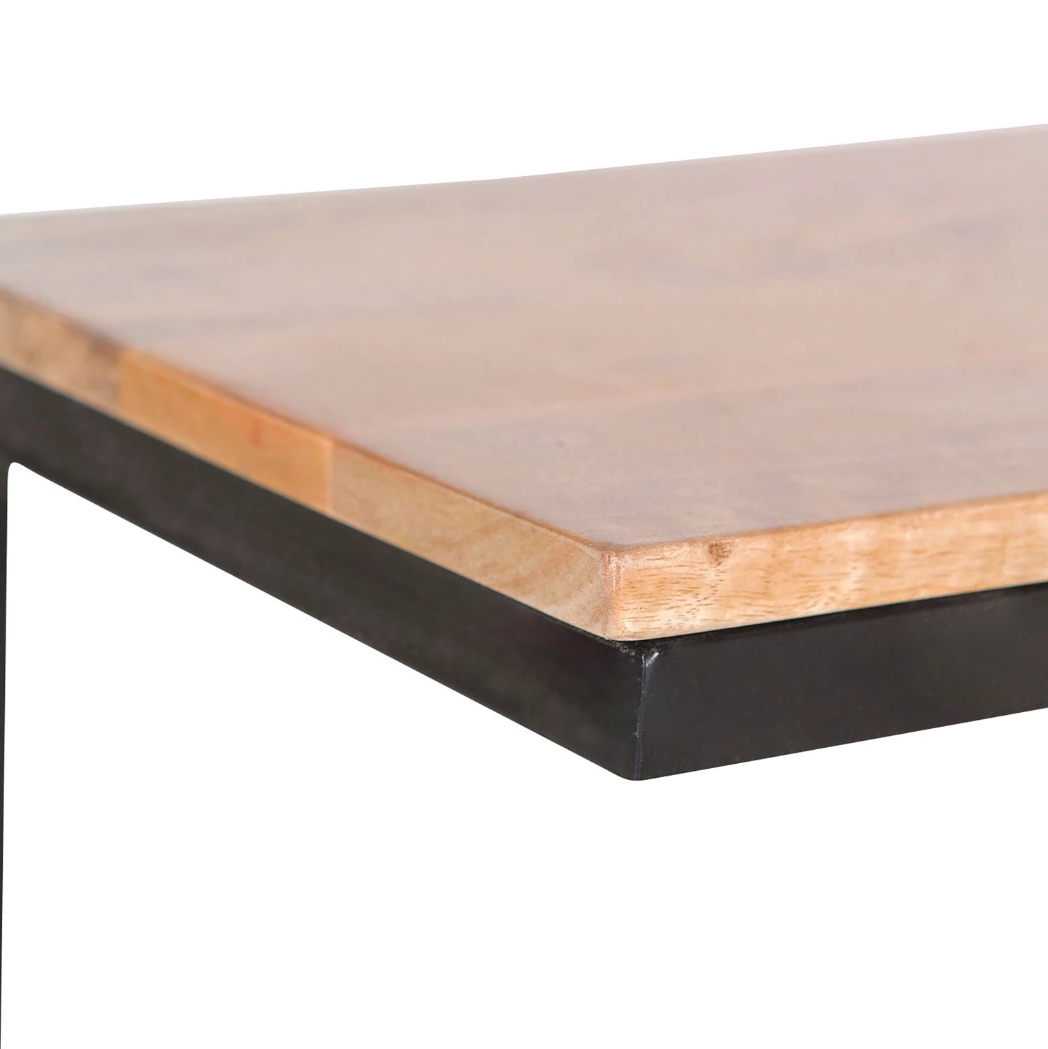 Red Living Bout de canapé Ugo II - Manguier massif / Métal - Manguier / Noir 8 Red Living Bout de canapé Ugo II - Manguier massif / Métal - Manguier / Noir – Image 6