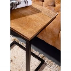 Red Living Bout de canapé Ugo II - Manguier massif / Métal - Manguier / Noir 17 Red Living Bout de canapé Ugo II - Manguier massif / Métal - Manguier / Noir -Meubles de salon Soldes 1000341967 220331 044 DETAILS P000000001000341967