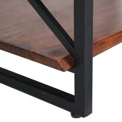 Red Living Étagère Ugo II - Manguier massif / Métal - Manguier / Noir 25 Red Living Étagère Ugo II - Manguier massif / Métal - Manguier / Noir -Meubles de salon Soldes 1000341970 220331 070 DETAILS P000000001000341970