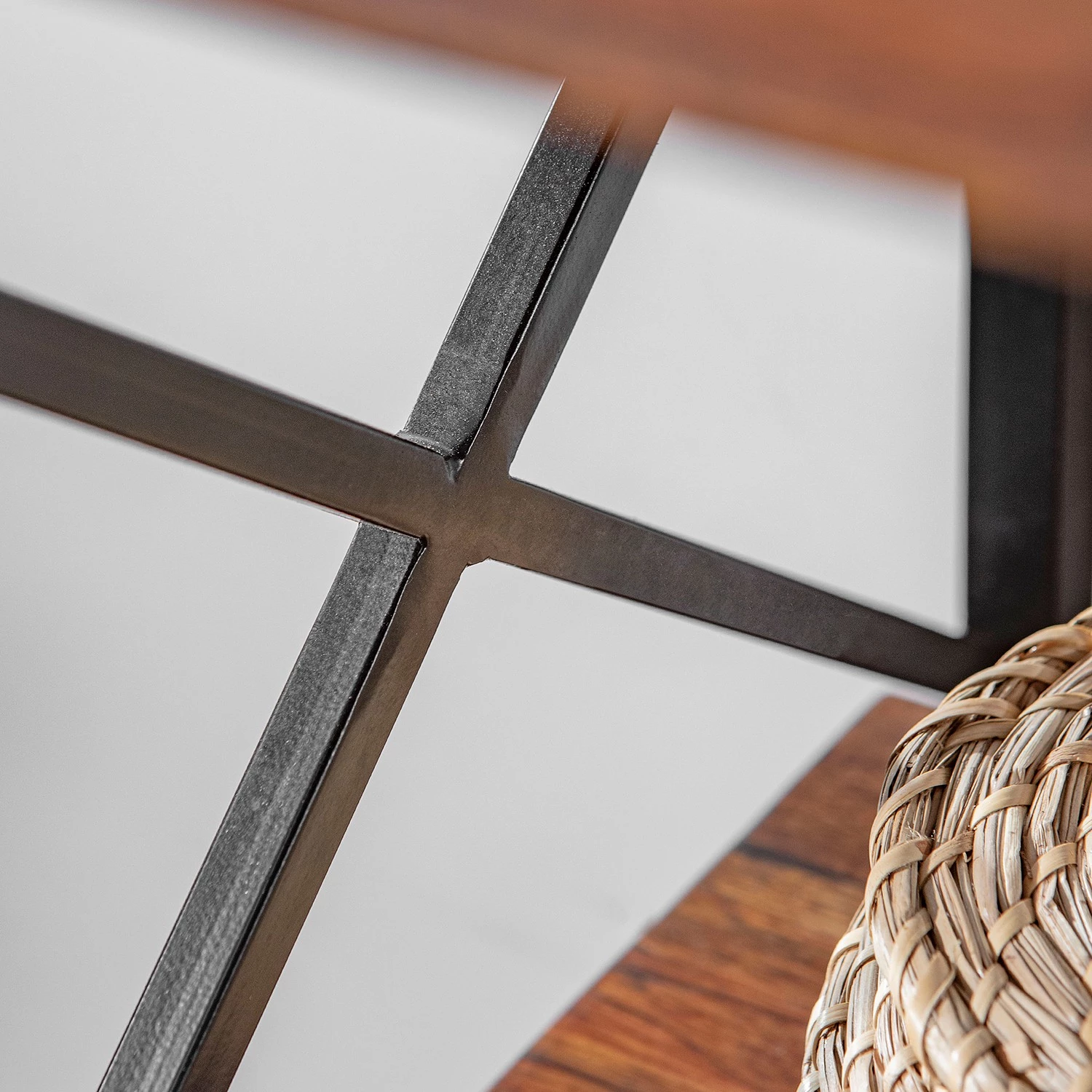 Red Living Étagère Ugo II - Manguier massif / Métal - Manguier / Noir 16 Red Living Étagère Ugo II - Manguier massif / Métal - Manguier / Noir – Image 14