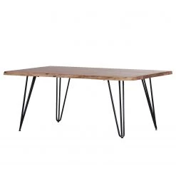 Naturoo Table basse Tardo - Acacia massif - Noir
