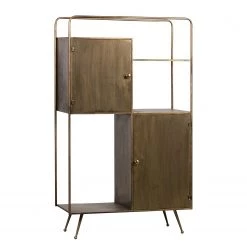 Red Living Étagère Sordio - Métal - Laiton