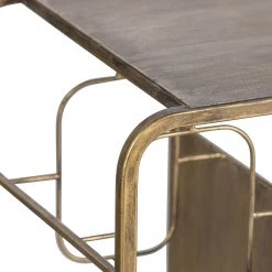 Red Living Porte-bouteilles Shiny - Métal - Laiton -Meubles de salon Soldes 1000342082 220401 040 DETAILS P000000001000342082