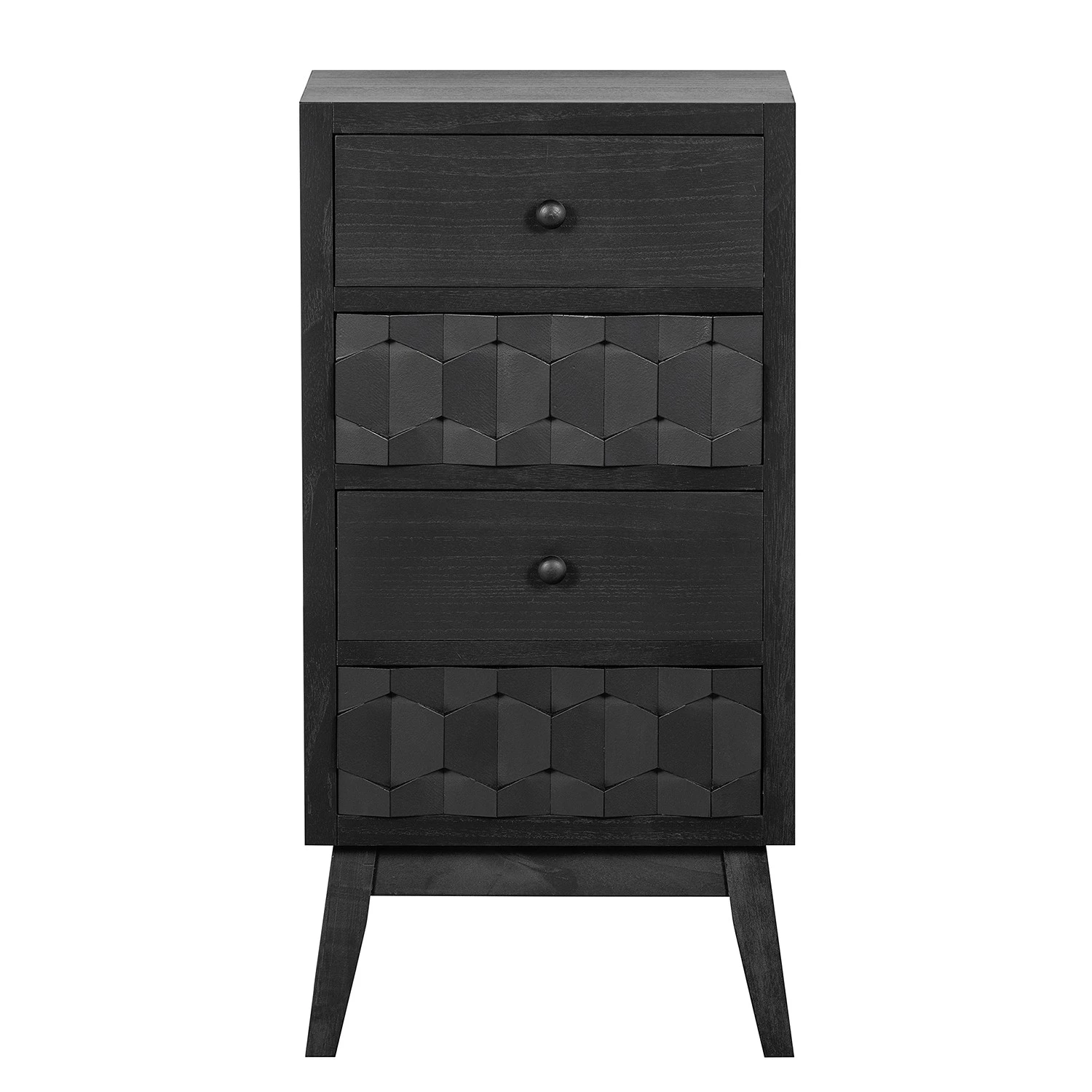 Red Living Bout de canapé Tyrone - Pin noir - Hauteur : 79 cm 7 Red Living Bout de canapé Tyrone - Pin noir - Hauteur : 79 cm – Image 5