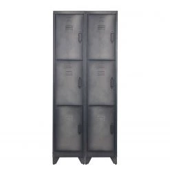 Red Living Armoire Wright - Métal - Noir -Meubles de salon Soldes 1000342131 220401 030 DETAILS P000000001000342131