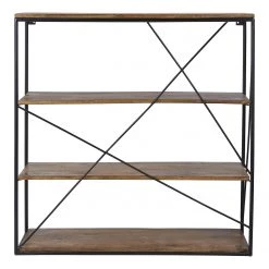 Tom Tailor Étagère murale Piketon II - Manguier massif / Aluminium - Manguier / Noir 9 Tom Tailor Étagère murale Piketon II - Manguier massif / Aluminium - Manguier / Noir -Meubles de salon Soldes 1000342397 220325 030 DETAILS P000000001000342397