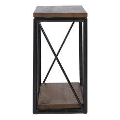 Tom Tailor Étagère murale Piketon IV - Manguier massif / Aluminium - Manguier / Noir 10 Tom Tailor Étagère murale Piketon IV - Manguier massif / Aluminium - Manguier / Noir -Meubles de salon Soldes 1000342407 220325 040 DETAILS P000000001000342407