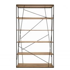 Tom Tailor Étagère Piketon II - Manguier massif / Aluminium - Manguier / Noir -Meubles de salon Soldes 1000342413 220325 030 DETAILS P000000001000342413