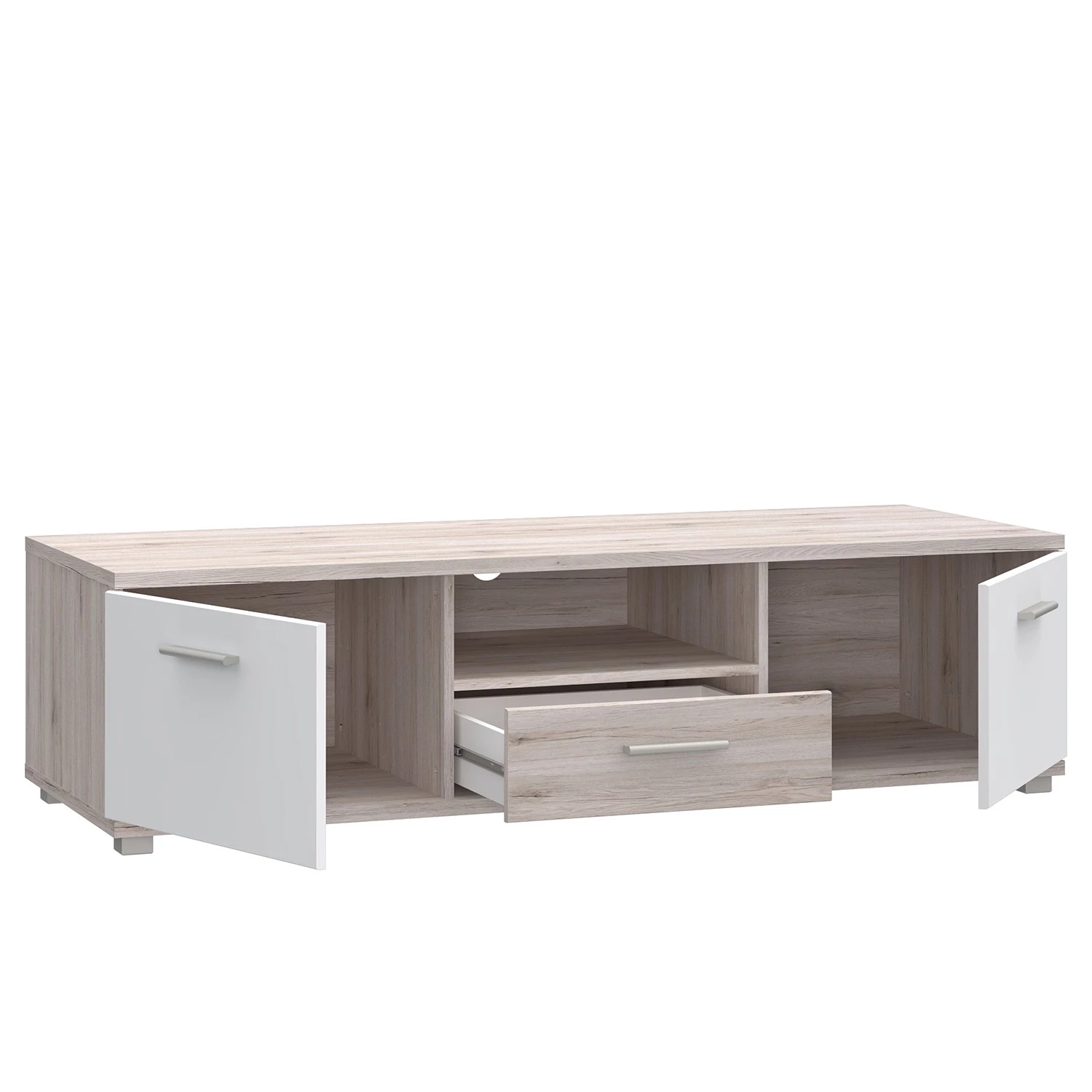 Loftscape Meuble TV Piemont - Imitation chêne de sable 5 Loftscape Meuble TV Piemont - Imitation chêne de sable – Image 3