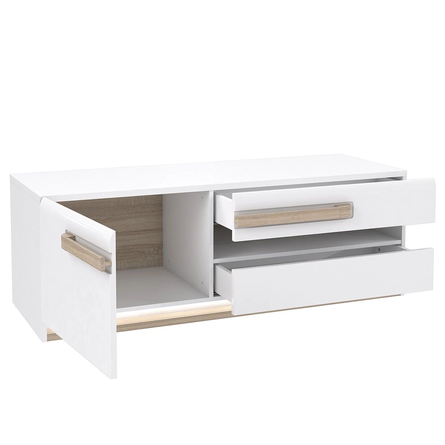 Loftscape Meuble TV Toscana II - Éclairage inclus - Imitation chêne de Sonoma 5 Loftscape Meuble TV Toscana II - Éclairage inclus - Imitation chêne de Sonoma – Image 3