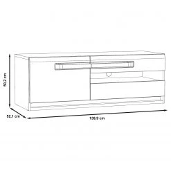 Loftscape Meuble TV Toscana II - Éclairage inclus - Imitation chêne de Sonoma 9 Loftscape Meuble TV Toscana II - Éclairage inclus - Imitation chêne de Sonoma -Meubles de salon Soldes 1000342488 220331 500 SKETCH DETAILS P000000001000342488 sketch