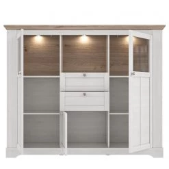 Ridgevalley Buffet haut Sandvik II - Imitation chêne blanc / Imitation chêne Nelson -Meubles de salon Soldes 1000342493 220331 035 DETAILS P000000001000342493