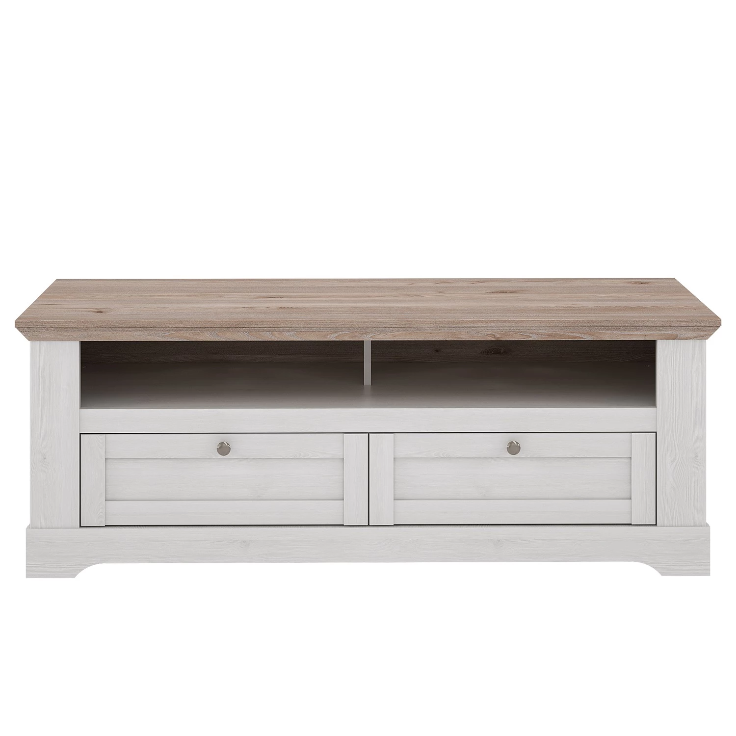 Ridgevalley Meuble TV Sandvik II - Imitation chêne blanc / Imitation chêne Nelson 4 Ridgevalley Meuble TV Sandvik II - Imitation chêne blanc / Imitation chêne Nelson – Image 2