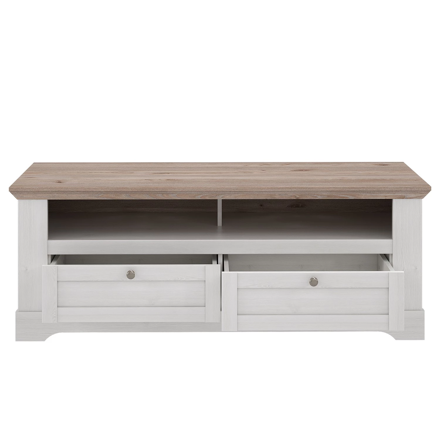 Ridgevalley Meuble TV Sandvik II - Imitation chêne blanc / Imitation chêne Nelson 5 Ridgevalley Meuble TV Sandvik II - Imitation chêne blanc / Imitation chêne Nelson – Image 3