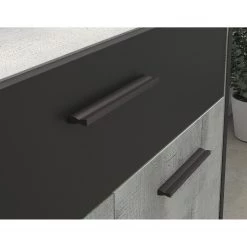 Loftscape Ensemble meubles TV Sahil (4 éléments) - Imitation chêne Sorrento gris / Noir 21 Loftscape Ensemble meubles TV Sahil (4 éléments) - Imitation chêne Sorrento gris / Noir -Meubles de salon Soldes 1000342498 220413 050 DETAILS P000000001000342498