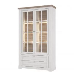 Ridgevalley Vitrine Sandvik - Ăclairage inclus Imitation chĂȘne blanc / Imitation chĂȘne Nelson