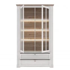 Ridgevalley Vitrine Sandvik - Éclairage inclus Imitation chêne blanc / Imitation chêne Nelson -Meubles de salon Soldes 1000342502 220331 035 DETAILS P000000001000342502