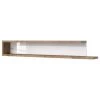 Loftscape Tablette murale Shipley - Blanc brillant / Imitation chêne