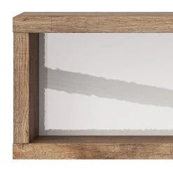 Loftscape Tablette murale Shipley - Blanc brillant / Imitation chêne -Meubles de salon Soldes 1000342824 220412 040 DETAILS P000000001000342824