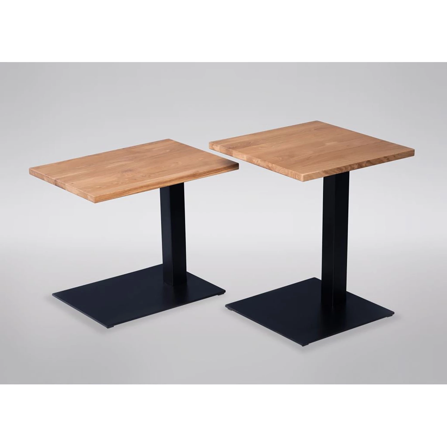 Red Living Bout de canapé Rhyll II - Chêne sauvage massif / Métal - Chêne sauvage / Noir 7 Red Living Bout de canapé Rhyll II - Chêne sauvage massif / Métal - Chêne sauvage / Noir – Image 5