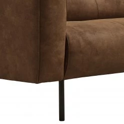 Norrwood Canapé Onaka (3 places) - Cuir synthétique Burga: Marron - Largeur : 246 cm -Meubles de salon Soldes 1000343867 220412 090 DETAILS P000000001000343867