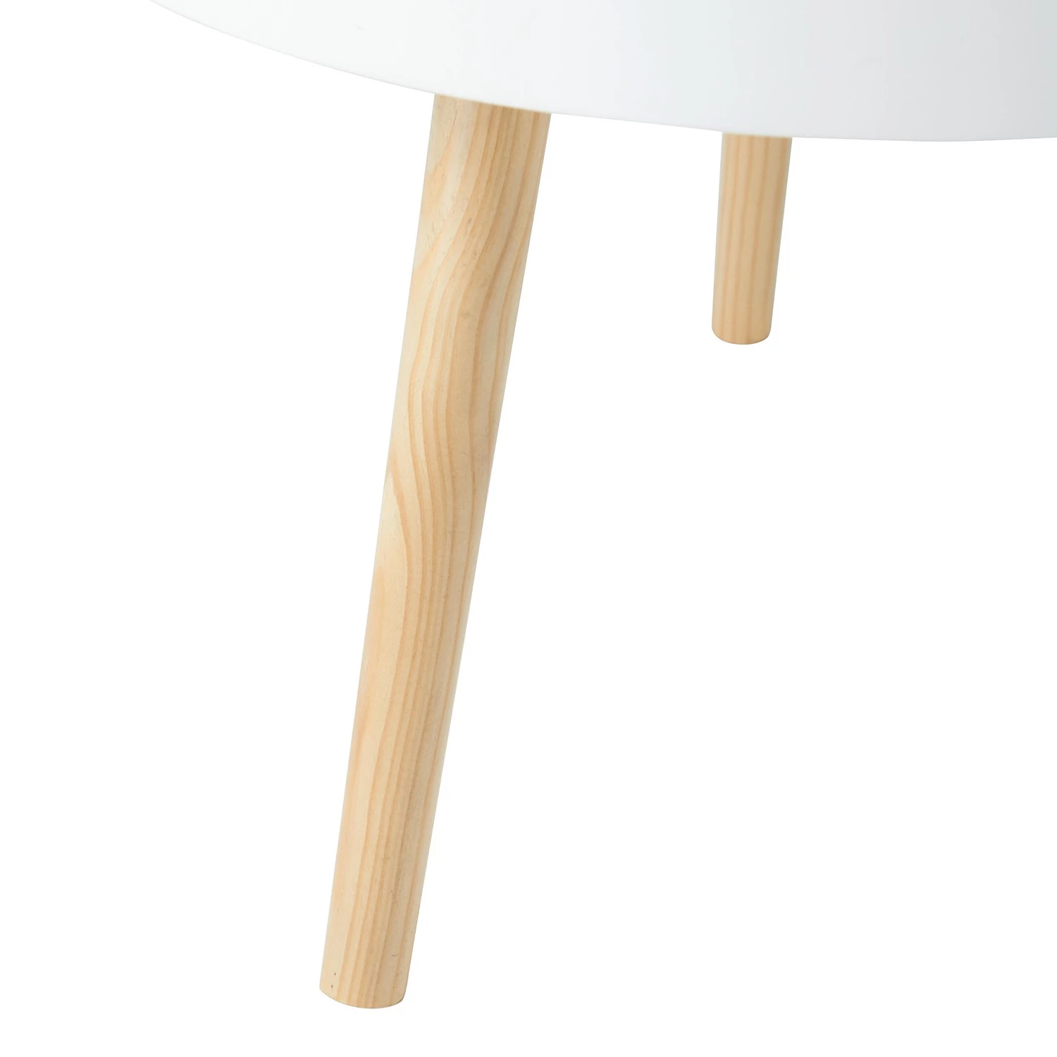 Butlers Bout de canapé COFFEE TIME - Pin - Blanc 9 Butlers Bout de canapé COFFEE TIME - Pin - Blanc – Image 7