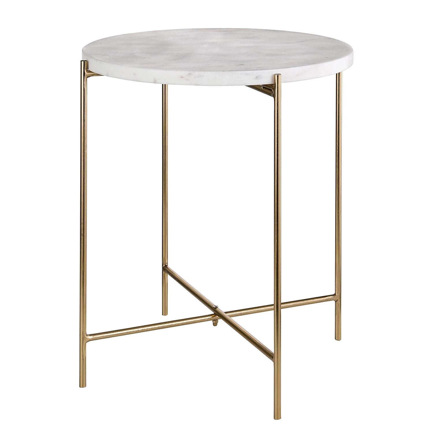 Butlers Bout de canapé MARBLE - Marbre / Fer - Blanc 3 Butlers Bout de canapé MARBLE - Marbre / Fer - Blanc