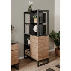 Loftscape Étagère Mid West - Imitation bambou / Anthracite -Meubles de salon Soldes 1000344589 220407 020 MOOD DETAILS P000000001000344589 mood