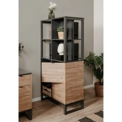 Loftscape Étagère Mid West - Imitation bambou / Anthracite -Meubles de salon Soldes 1000344589 220407 021 MOOD DETAILS P000000001000344589 mood