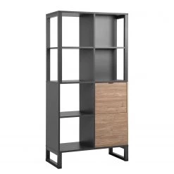 Loftscape Étagère Mid West - Imitation bambou / Anthracite -Meubles de salon Soldes 1000344589 220407 031 DETAILS P000000001000344589