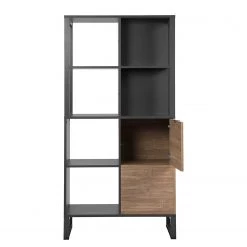 Loftscape Étagère Mid West - Imitation bambou / Anthracite -Meubles de salon Soldes 1000344589 220407 035 DETAILS P000000001000344589