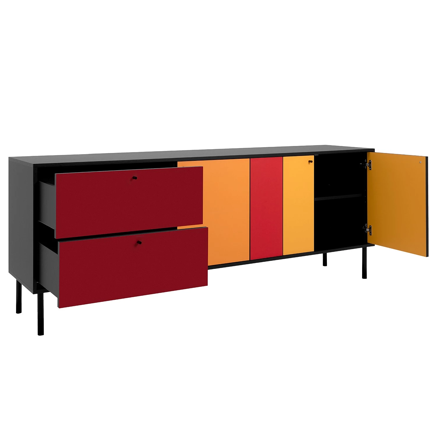 Loftscape Meuble TV Modern Art - Multicolore 8 Loftscape Meuble TV Modern Art - Multicolore – Image 6