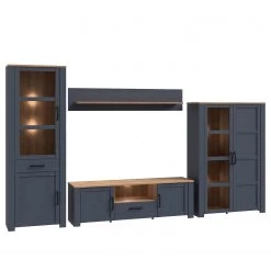 Ridgevalley Ensemble meubles TV Vassia II (4 élém.) - Imitation chêne Navy / Imitation chêne Riviera -Meubles de salon Soldes 1000344685 220414 040 DETAILS P000000001000344685