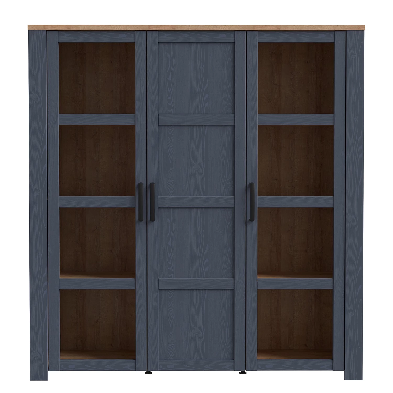 Ridgevalley Vitrine Vassia II - Imitation chêne Navy / Imitation chêne Riviera 9 Ridgevalley Vitrine Vassia II - Imitation chêne Navy / Imitation chêne Riviera – Image 7