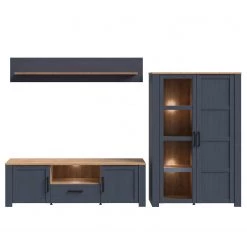 Ridgevalley Ensemble meubles TV Vassia I (3 élém.) - Imitation chêne Navy / Imitation chêne Riviera -Meubles de salon Soldes 1000344688 220414 030 DETAILS P000000001000344688