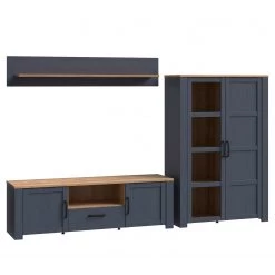 Ridgevalley Ensemble meubles TV Vassia I (3 élém.) - Imitation chêne Navy / Imitation chêne Riviera -Meubles de salon Soldes 1000344688 220414 045 DETAILS P000000001000344688