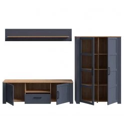 Ridgevalley Ensemble meubles TV Vassia I (3 élém.) - Imitation chêne Navy / Imitation chêne Riviera -Meubles de salon Soldes 1000344688 220414 050 DETAILS P000000001000344688