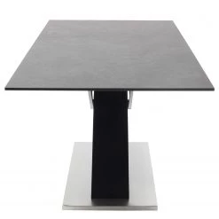 Loftscape Table Tilst - Céramique & Verre / Acier Inoxydable - Anthracite / Argenté / Noir -Meubles de salon Soldes 1000344930 220413 031 DETAILS P000000001000344930