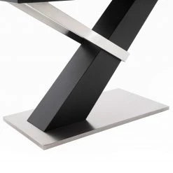 Loftscape Table Tilst - Céramique & Verre / Acier Inoxydable - Anthracite / Argenté / Noir -Meubles de salon Soldes 1000344930 220413 032 DETAILS P000000001000344930