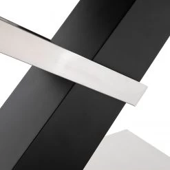 Loftscape Table Tilst - Céramique & Verre / Acier Inoxydable - Anthracite / Argenté / Noir -Meubles de salon Soldes 1000344930 220413 033 DETAILS P000000001000344930