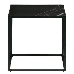 Loftscape Bout de canapé Sornas - Porcelaine / Métal - Imitation marbre noir / Noir -Meubles de salon Soldes 1000345794 220428 030 DETAILS P000000001000345794