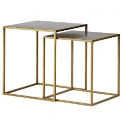 Red Living Bouts de canapé Turon (lot de 2) - Métal - Laiton