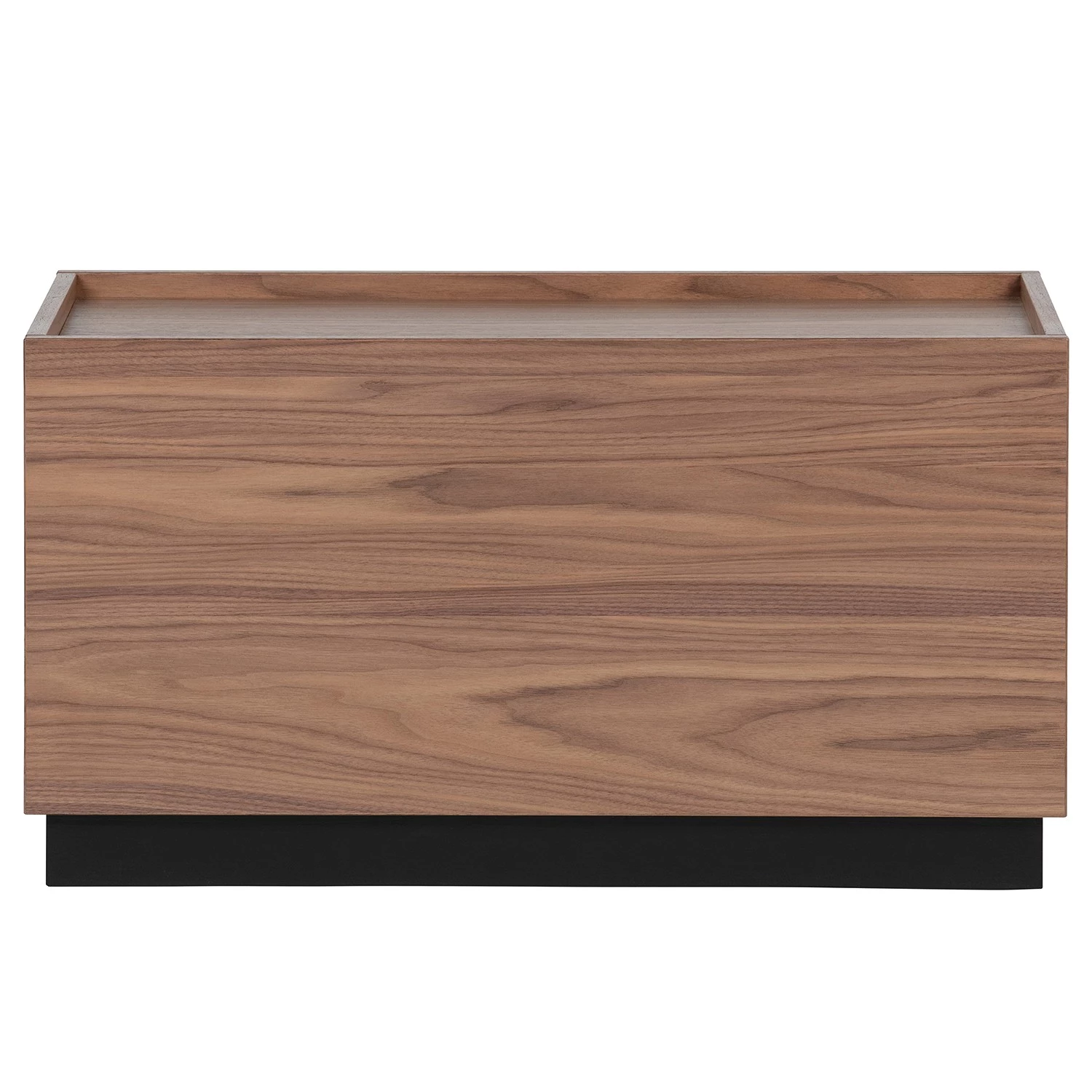 Red Living Table basse Valbo - Placage en bois véritable - Noyer / Pin noir - Largeur : 40 cm 4 Red Living Table basse Valbo - Placage en bois véritable - Noyer / Pin noir - Largeur : 40 cm – Image 2