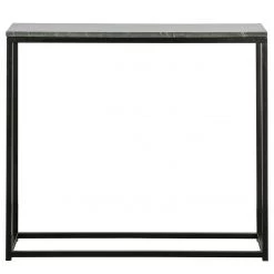 Red Living Console Wida - Marbre / Métal - Marbre Noir / Noir -Meubles de salon Soldes 1000345805 220428 030 DETAILS P000000001000345805