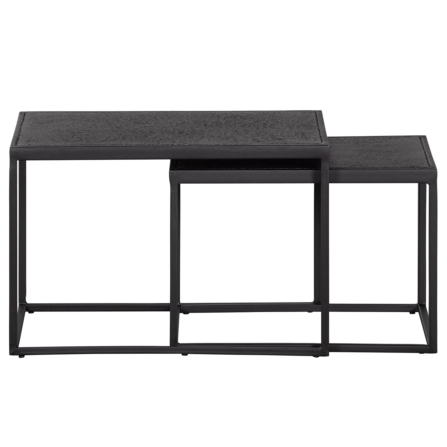 Red Living Bouts de canapé Sorken (lot de 2) - Métal - Noir 5 Red Living Bouts de canapé Sorken (lot de 2) - Métal - Noir – Image 3