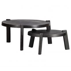 Red Living Table basse Tarsa - Aluminium - Noir -Meubles de salon Soldes 1000345813 220428 030 DETAILS P000000001000345813