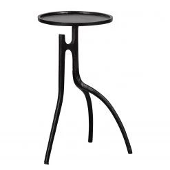 Red Living Bout de canapé Weston - Aluminium - Noir -Meubles de salon Soldes 1000345822 220428 030 DETAILS P000000001000345822