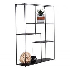 Red Living Étagère murale Tampa II - Métal - Noir -Meubles de salon Soldes 1000345890 220428 040 DETAILS P000000001000345890