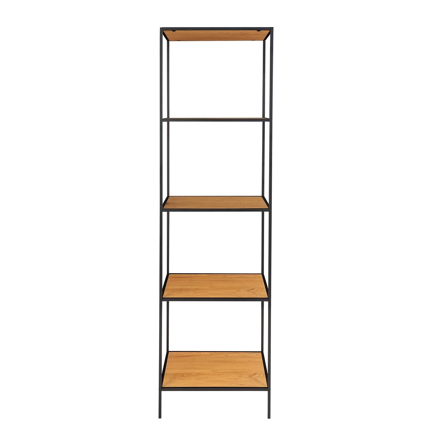 Red Living Étagères Arette II - Métal - Noir - Imitation chêne - Largeur : 51 cm 7 Red Living Étagères Arette II - Métal - Noir - Imitation chêne - Largeur : 51 cm – Image 5